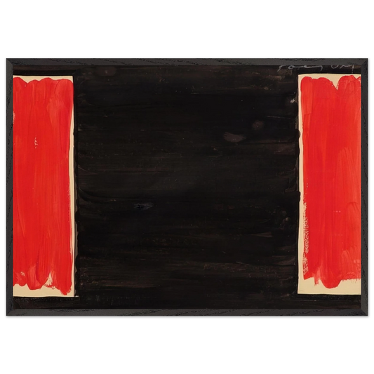 Untitled 04B0122 - 2004 - Gunther Forg 70x100 cm / 28x40 inches Framed Art Print – Black Wooden Frame
