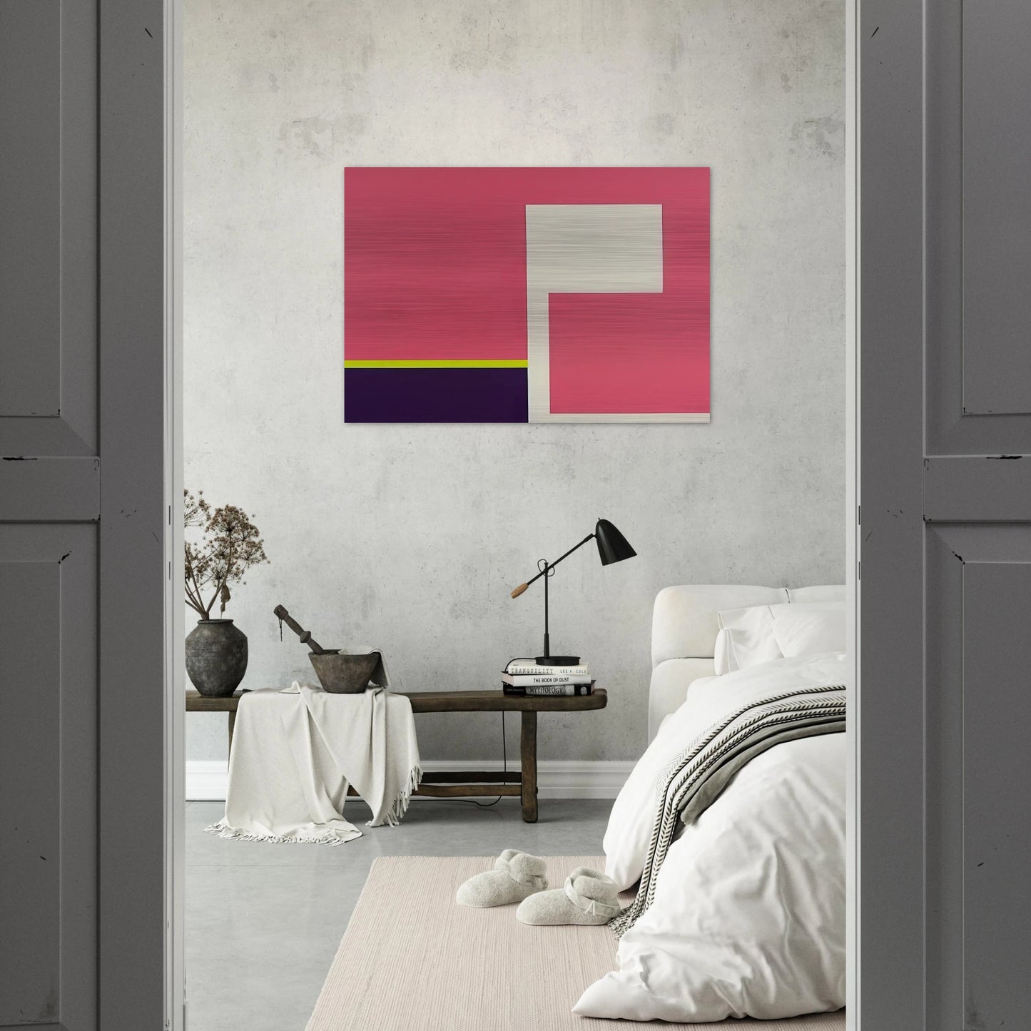 Negativo-Positivo - 1989 - Bruno Munari Brushed Aluminum Print - 70x100 cm / 28x40 inches | Bruno Munari Aluminum Print | Bruno Munari Prints