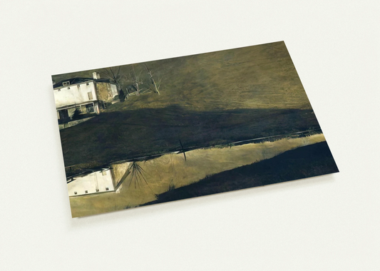 BROWN SWISS By Andrew Wyeth Pack of 10 Post Cards | Andrew Wyeth Post Cards | A6 (10.5 x 14.8 cm) - 4.1 x 5.8 inches
