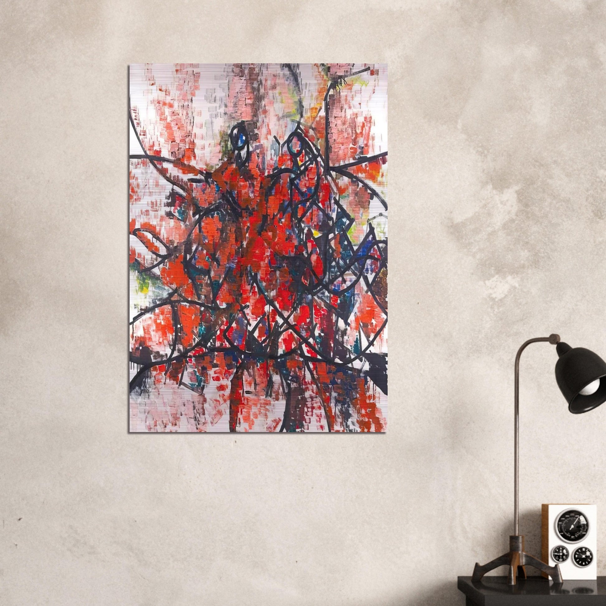 Mambo - 1956 - Robert Goodnough Brushed Aluminum Print - 70x100 cm / 28x40 inches | Robert Goodnough Aluminum Print | Robert Goodnough Prints