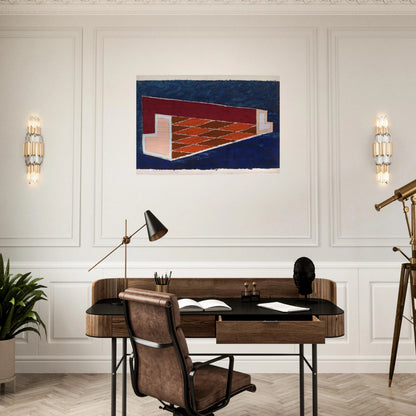 ABSTRACT 1940 - Josef Albers Brushed Aluminum Print - 70x100 cm / 28x40 inches | Josef Albers Aluminum Print | Josef Albers Prints