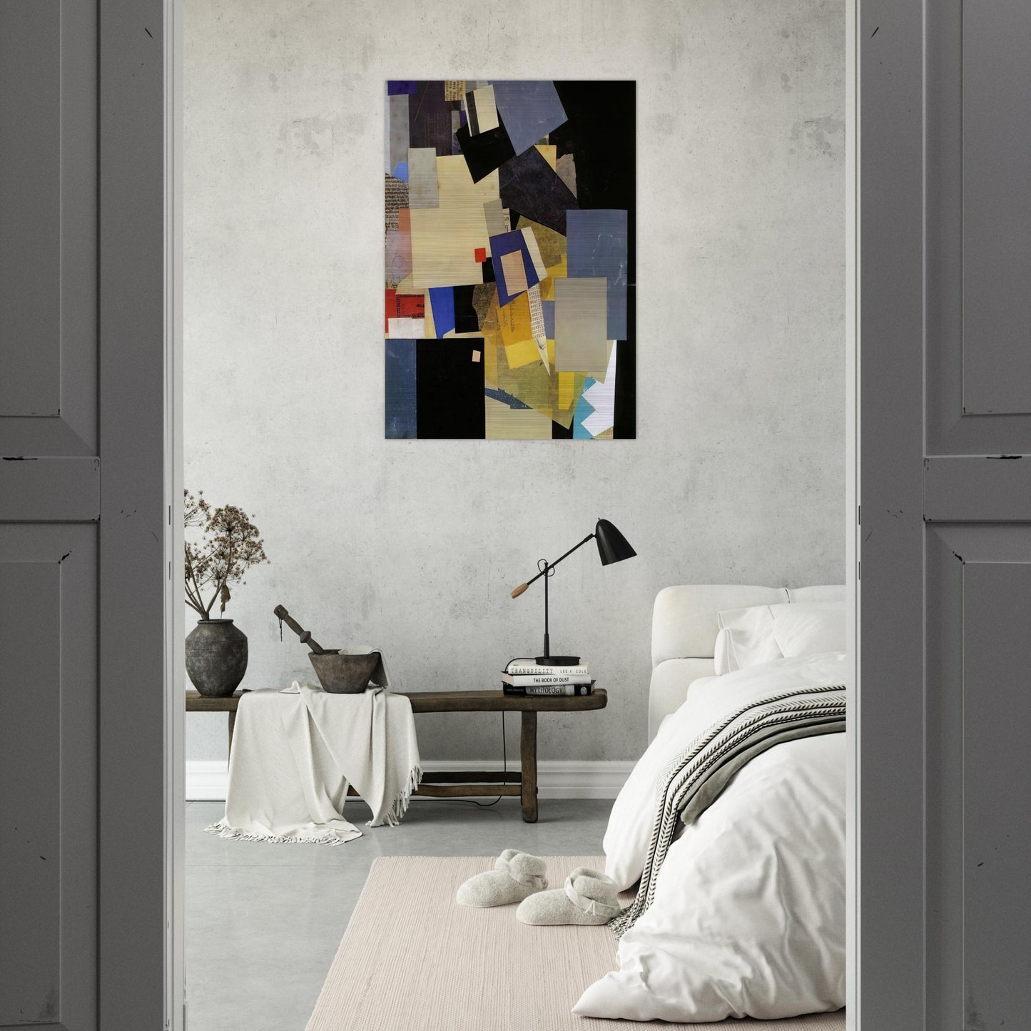 ELIKAN 1925 - Kurt Schwitters Brushed Aluminum Print - 70x100 cm / 28x40 inches | Kurt Schwitters Aluminum Print | Kurt Schwitters Prints
