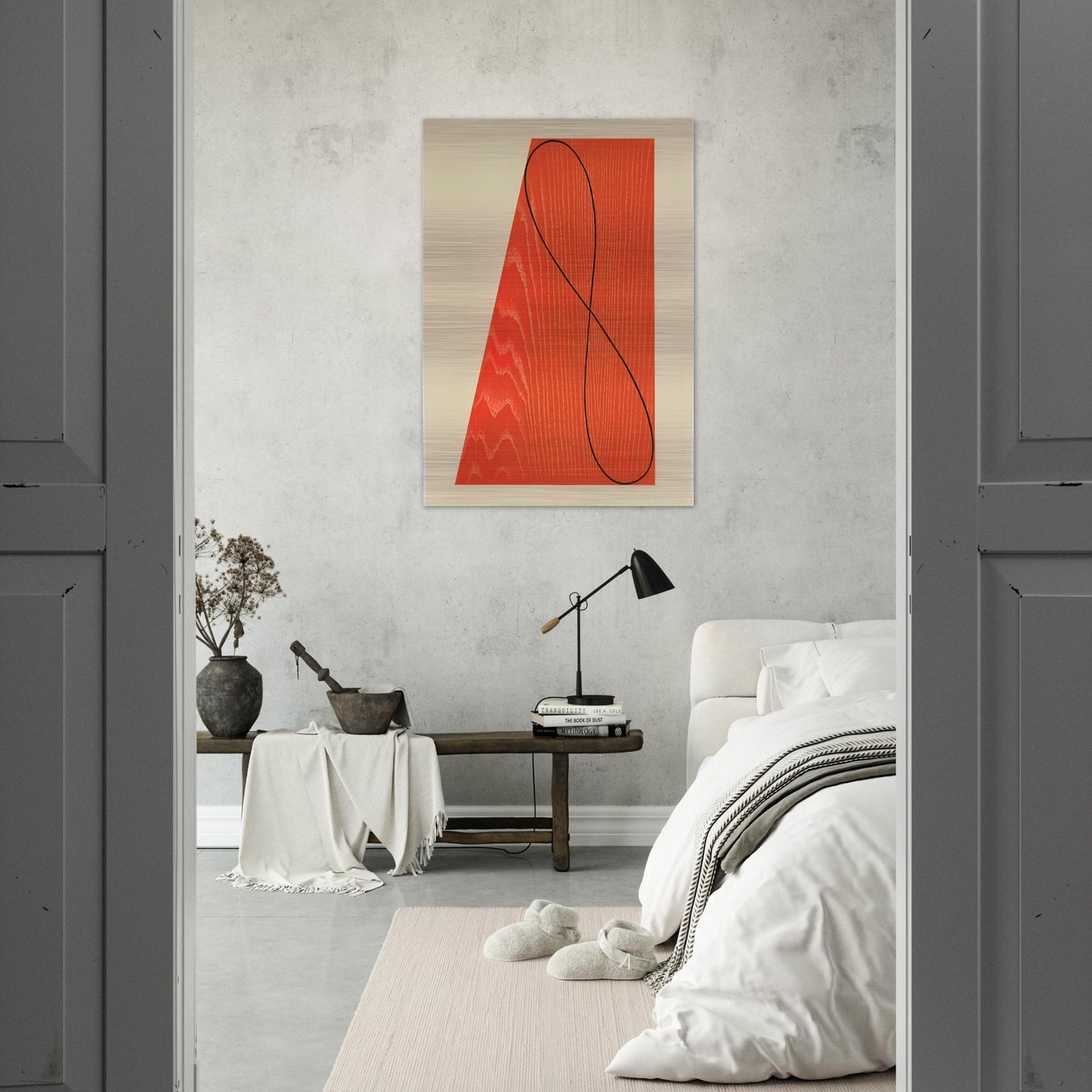 UNTITLED FROM SKOWHEGAN SUITE 1992 - Robert Mangold Brushed Aluminum Print - 70x100 cm / 28x40 inches | Robert Mangold Aluminum Print | Robert Mangold Prints