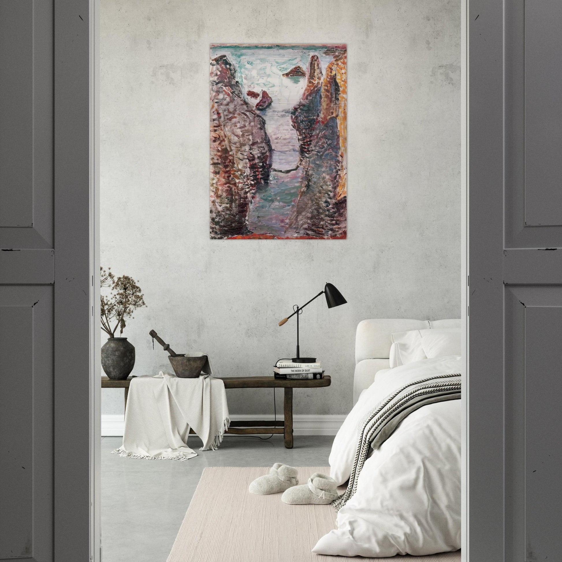 CIFFS BELLE ILE 1897 - Henri Matisse Brushed Aluminum Print - 70x100 cm / 28x40 inches | Henri Matisse Aluminum Print | Henri Matisse Prints