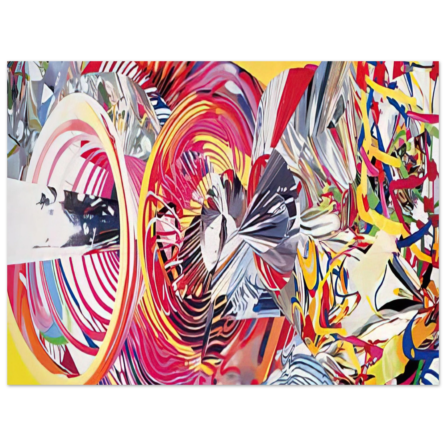 James Rosenquist - Stowaway Peers Out at the Speed of Light  75x100 cm / 30x40inches Fine Art Poster
