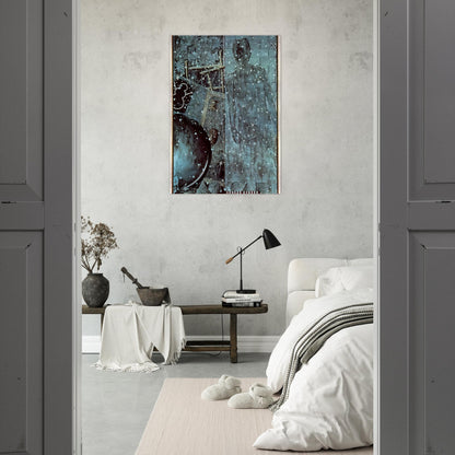 WINTER - Jasper Johns Brushed Aluminum Print - 70x100 cm / 28x40 inches | Jasper Johns Aluminum Print | Jasper Johns Prints