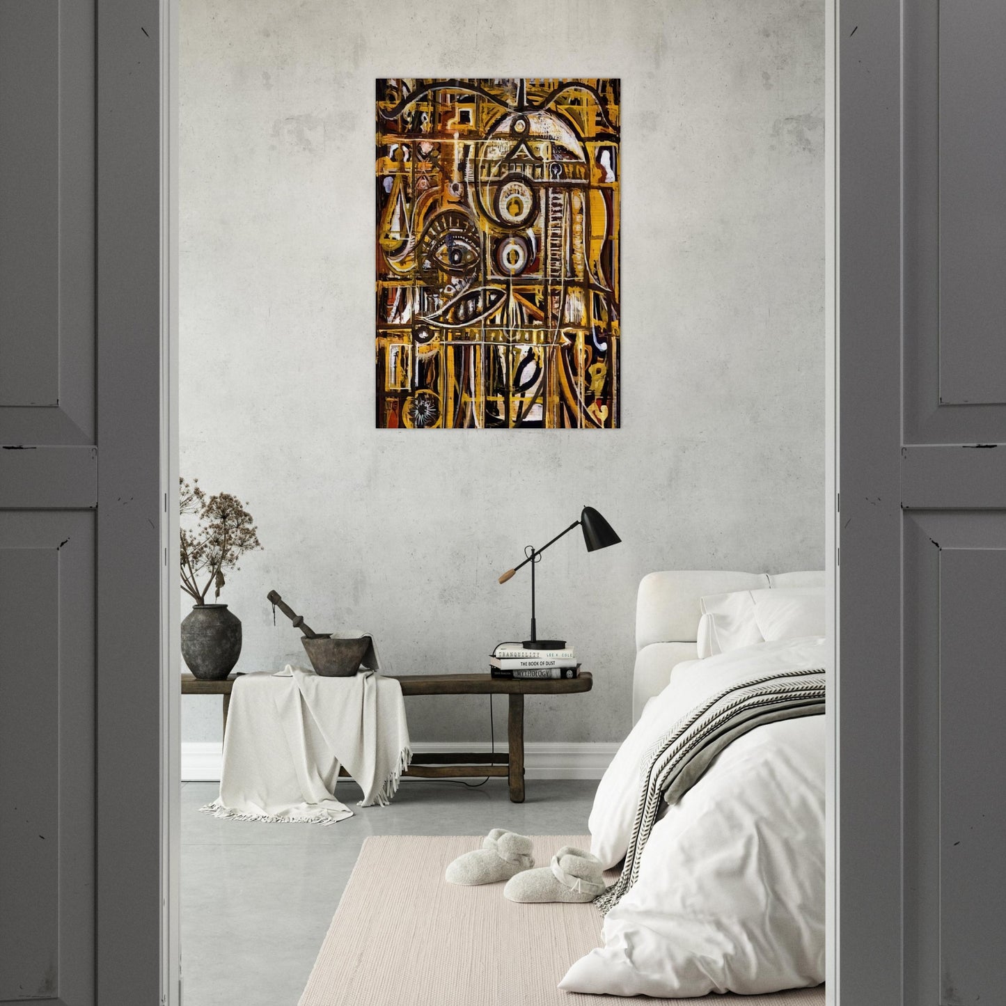Abstract Eye - Richard Pousette-Dart Brushed Aluminum Print - 70x100 cm / 28x40 inches | Richard Pousette-Dart Aluminum Print | Richard Pousette-Dart Prints