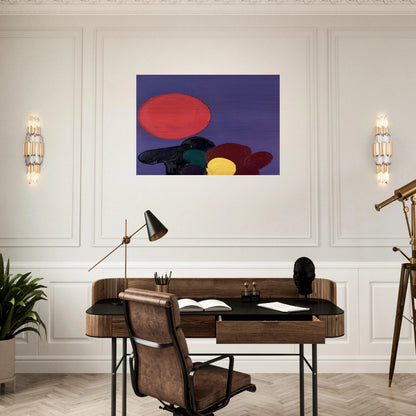 UNTITLED 1971 - Luis Feito Brushed Aluminum Print - 70x100 cm / 28x40 inches | Luis Feito Aluminum Print | Luis Feito Prints