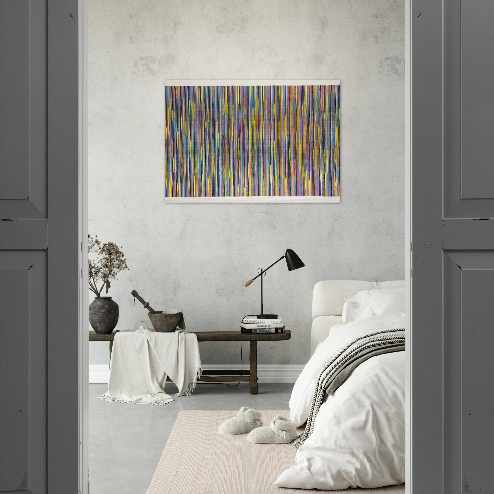 Joy Ride - 1981 - Gene Davis Brushed Aluminum Print - 70x100 cm / 28x40 inches | Gene Davis Aluminum Print | Gene Davis Prints