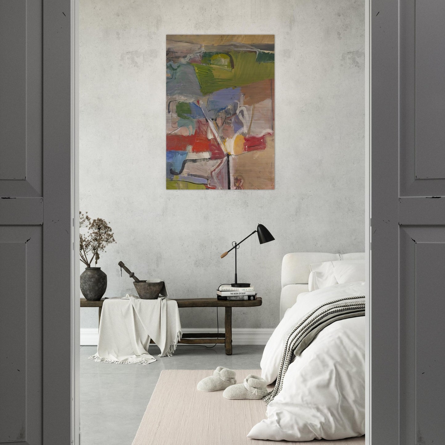 Berkeley #23 - Richard Diebenkorn Brushed Aluminum Print - 70x100 cm / 28x40 inches | Richard Diebenkorn Aluminum Print | Richard Diebenkorn Prints