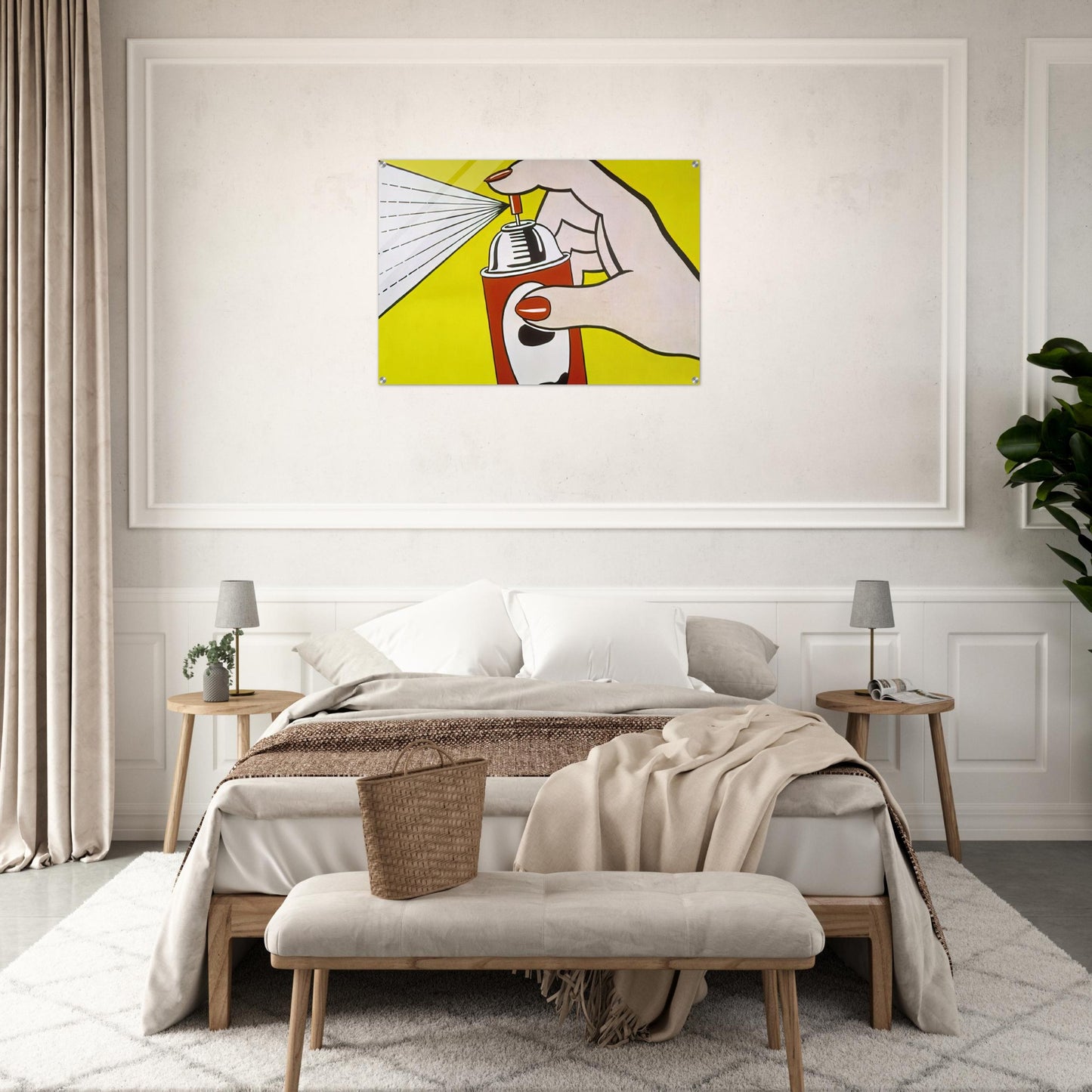SPRAY 1962 - Roy Lichtenstein Acrylic Print - 70x100 cm / 28x40″ inches | Roy Lichtenstein Wall Art | Roy Lichtenstein Prints