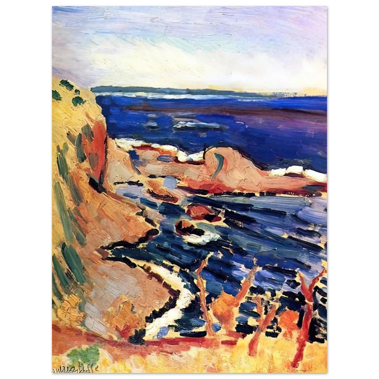 Henri Matisse - LA MOULADE 1905  75x100 cm / 30x40inches Fine Art Poster