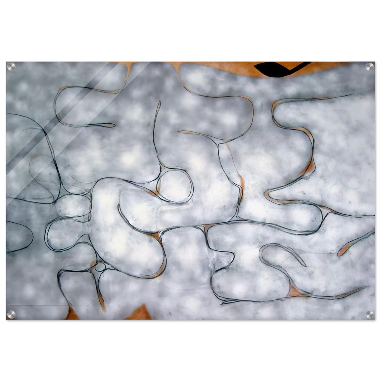 GREY SYMPHONY 1975 - Victor Pasmore Acrylic Print - 70x100 cm / 28x40″ inches | Victor Pasmore Wall Art | Victor Pasmore Prints