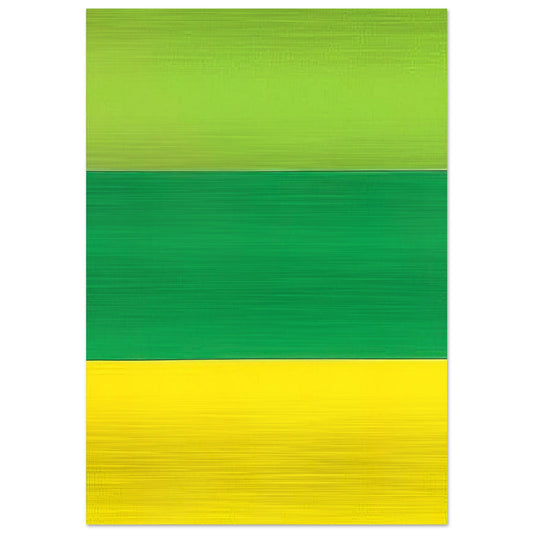 Train Landscape - Ellsworth Kelly Brushed Aluminum Print - 70x100 cm / 28x40 inches | Ellsworth Kelly Aluminum Print | Ellsworth Kelly Prints