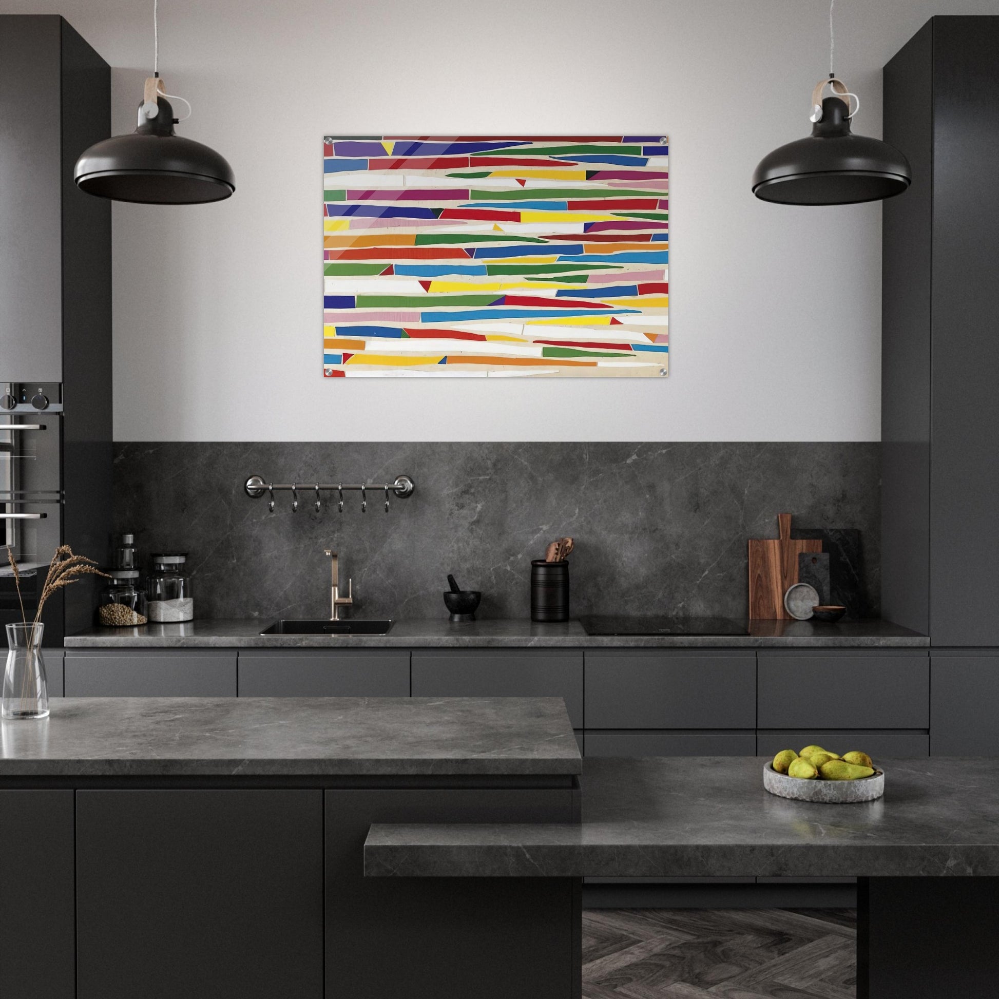 Composite - Color Field Painting - Piero Dorazio Acrylic Print - 70x100 cm / 28x40″ inches