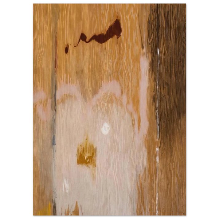 Helen Frankenthaler - Tales of Genji VI - 1998 Wall art - 27x35 cm / 11x14 inches - Premium Wooden Framed Poster With Fine Art Paper-canvas - Wood frame