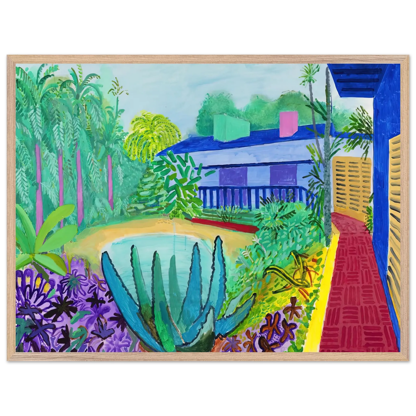 David Hockney - David Hockney Wall art - 30x45 cm / 12x18 Inches - Fine Art Poster - -