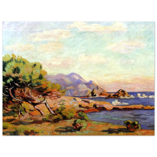 Armand Guillaumin - La Pointe du Lou Gaou - 1911  75x100 cm / 30x40inches Fine Art Poster