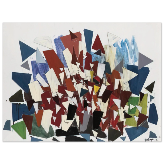 Robert Goodnough - 7--7--N - 1992  75x100 cm / 30x40inches Fine Art Poster