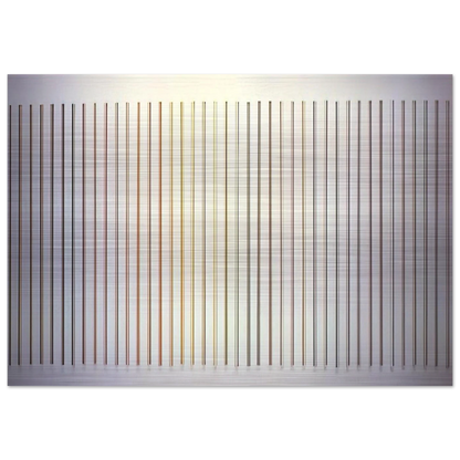 Color Needles - 1984 - Gene Davis Brushed Aluminum Print - 70x100 cm / 28x40 inches | Gene Davis Aluminum Print | Gene Davis Prints