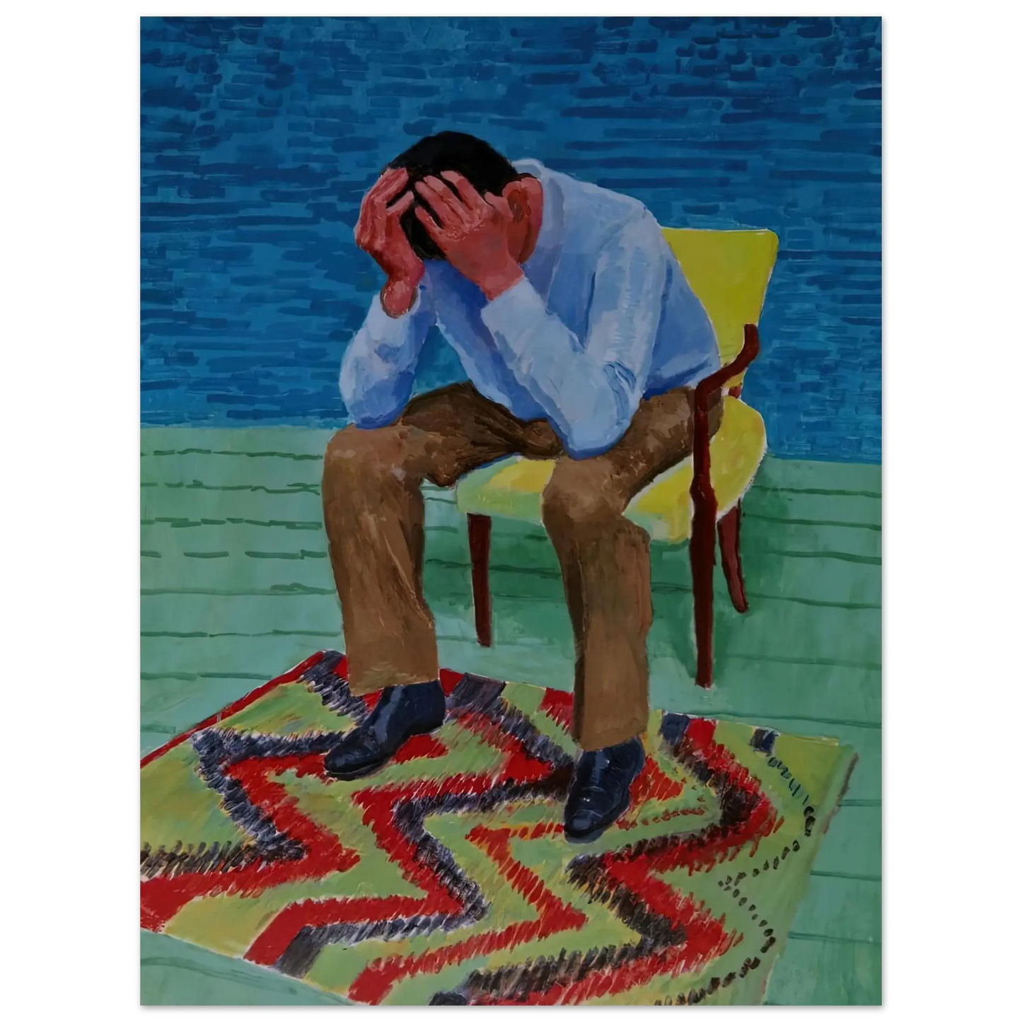 David Hockney - David Hockney Wall art - 21x29.7 cm / 8x12" - Fine Art Poster - -