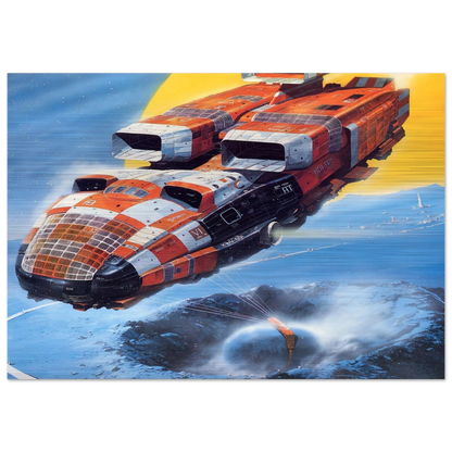 Chris Foss - Chris Foss Brushed Aluminum Print - 70x100 cm / 28x40 inches | Chris Foss Aluminum Print | Chris Foss Prints