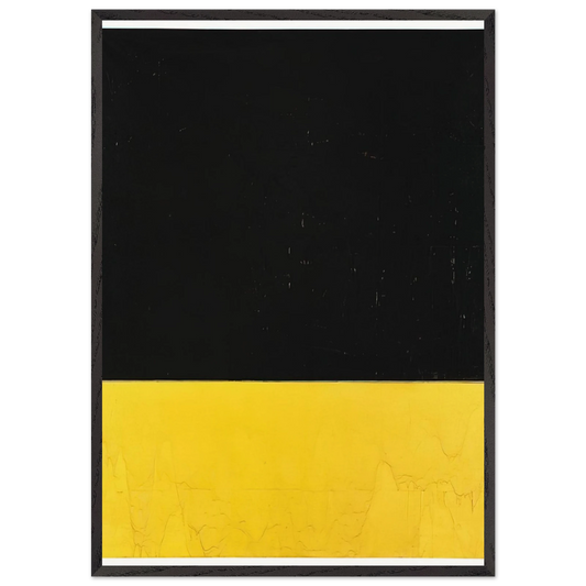 Segnaletico N2 - 1961 - Mario Schifano 70x100 cm / 28x40 inches Framed Art Print – Black Wooden Frame