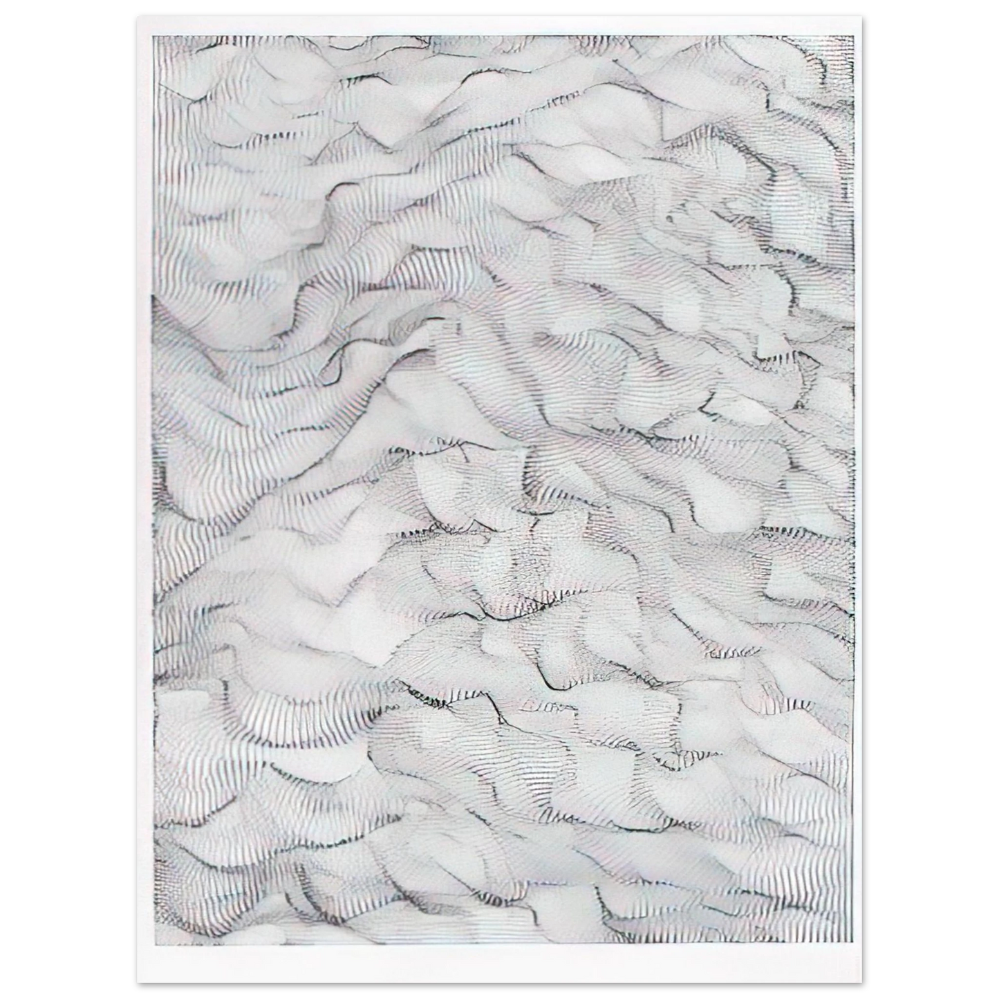 Dadamaino - Il movimento delle cose - 1996  75x100 cm / 30x40inches Fine Art Poster