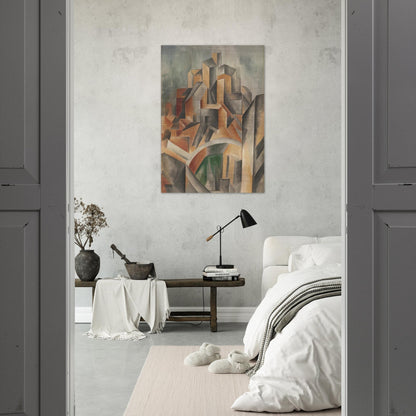 The Reservoir, Horta de Ebro - Pablo Picasso Brushed Aluminum Print - 70x100 cm / 28x40 inches | Pablo Picasso Aluminum Print | Pablo Picasso Prints