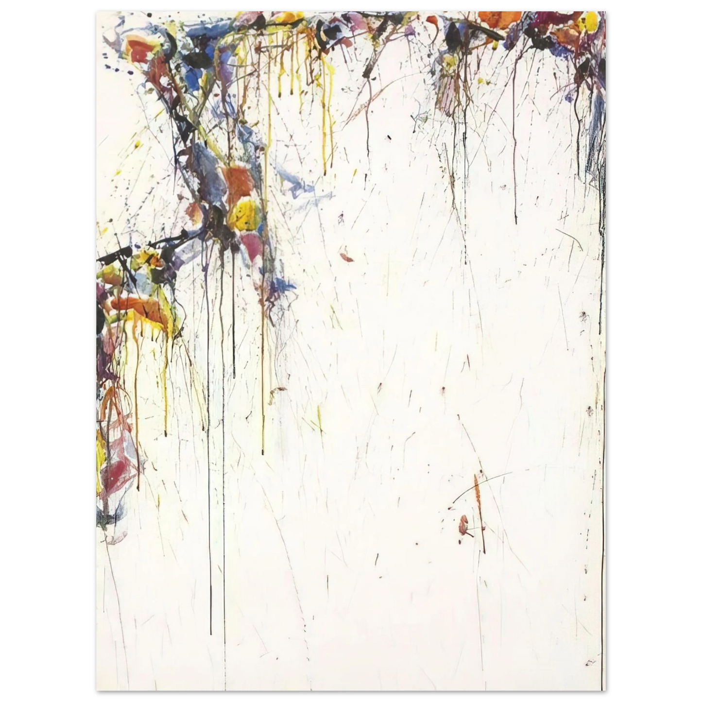 Sam Francis - Japan Line Series No. 1  Composition   75x100 cm / 30x40inches Fine Art Poster