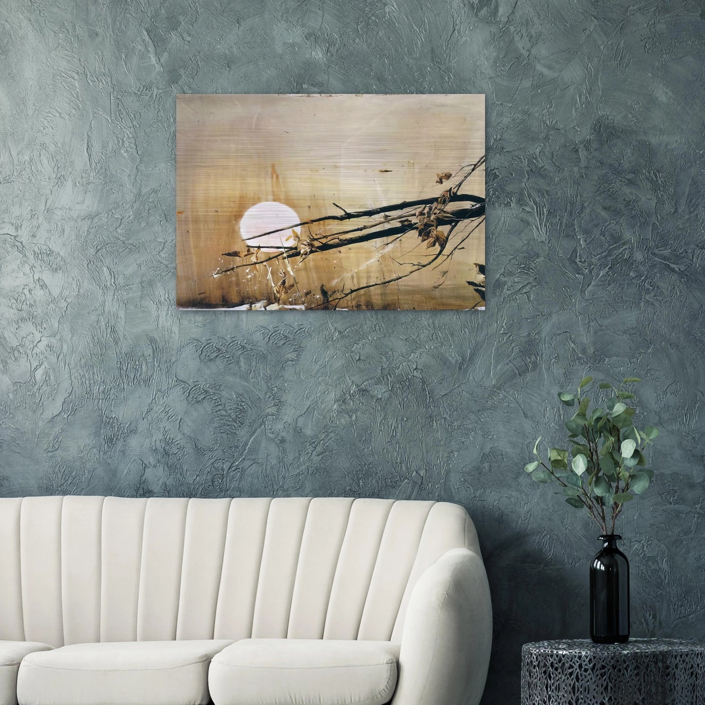 FULL MOON 1980 - Andrew Wyeth Brushed Aluminum Print - 70x100 cm / 28x40 inches | Andrew Wyeth Aluminum Print | Andrew Wyeth Prints