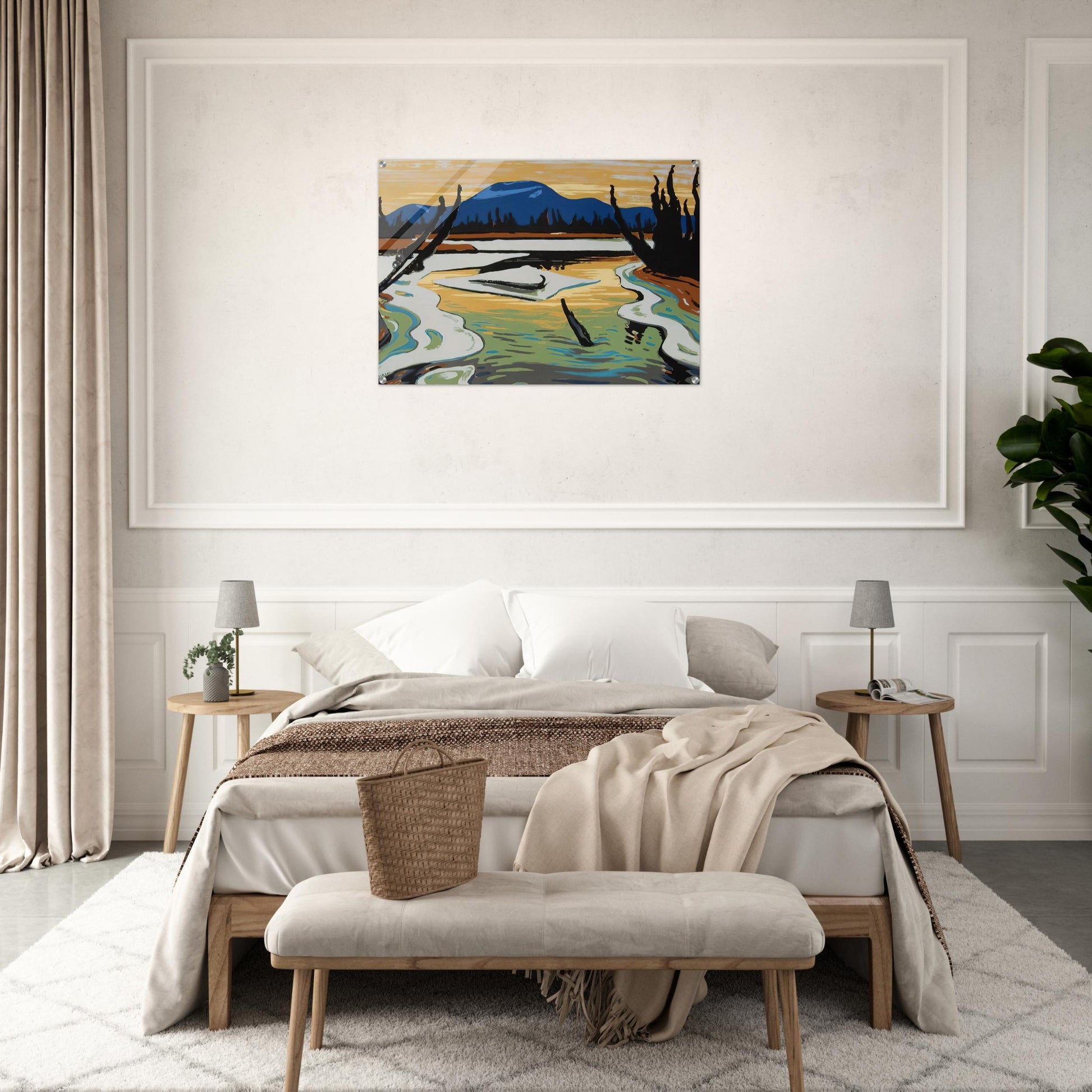 Smart River Alaska - 1945 - A.Y. Jackson Acrylic Print - 70x100 cm / 28x40″ inches | A.Y. Jackson Wall Art | A.Y. Jackson Prints