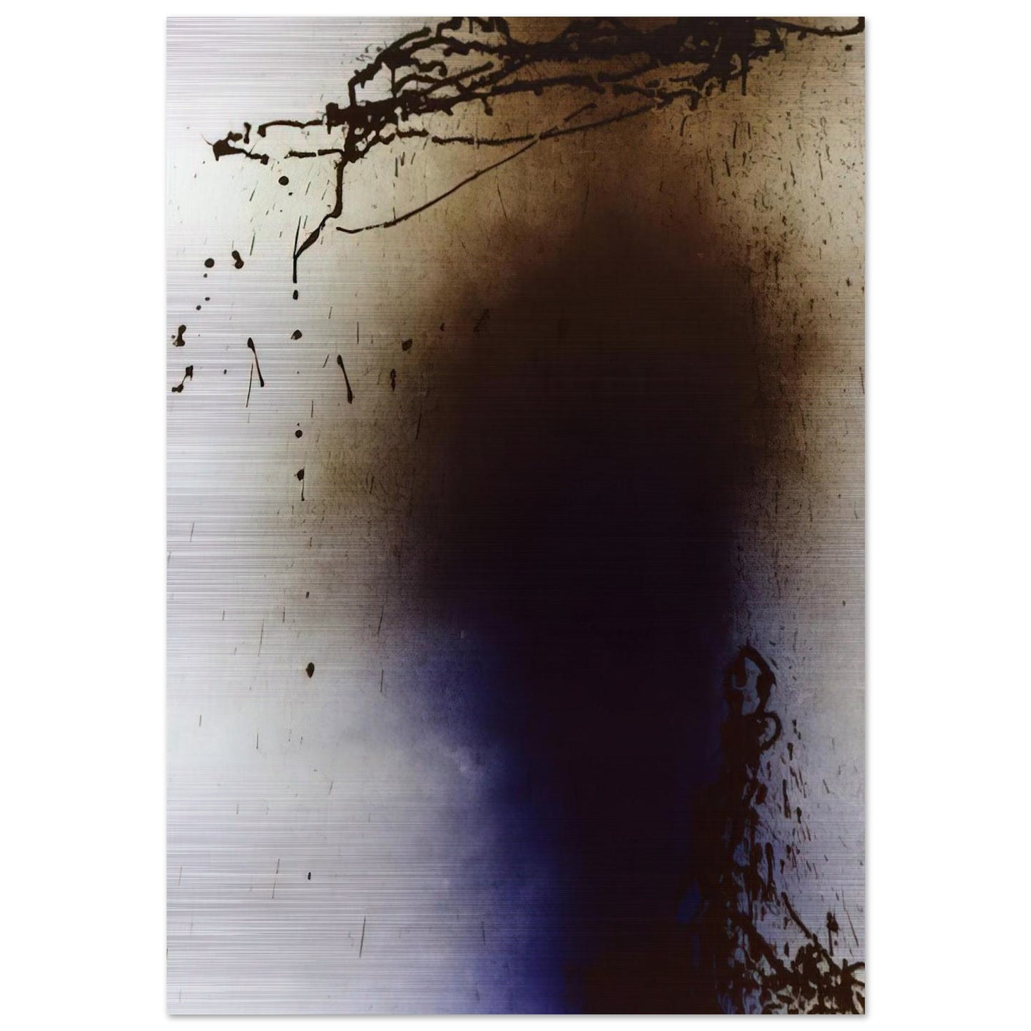 Untitled T1989-U11 - 1989 - Hans Hartung Brushed Aluminum Print - 70x100 cm / 28x40 inches | Hans Hartung Aluminum Print | Hans Hartung Prints