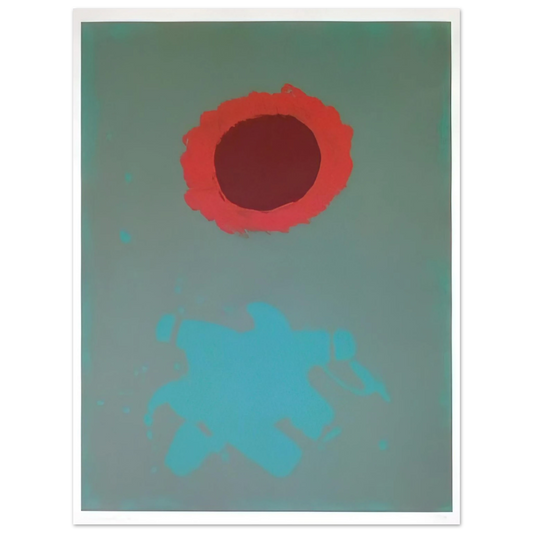 Adolph Gottlieb - Chrome Green - 1972  75x100 cm / 30x40inches Fine Art Poster