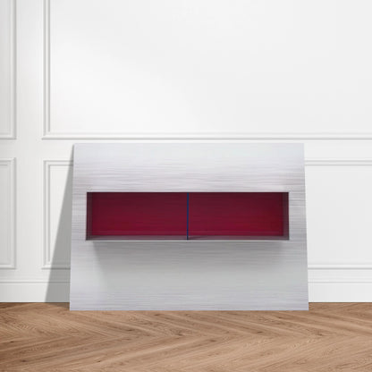Untitled Menziken - 1991 - Donald Judd Brushed Aluminum Print - 70x100 cm / 28x40 inches | Donald Judd Aluminum Print | Donald Judd Prints