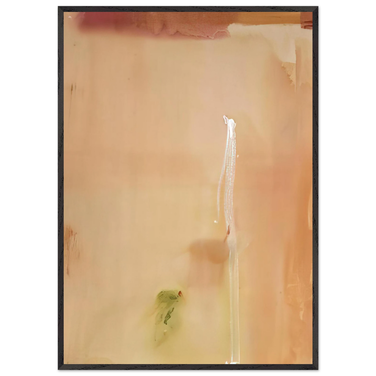 Helen Frankenthaler - Dawn Stroke - 1977 Wall art - A2 (42 x 59.4  cm) - Premium Wooden Framed Poster With Fine Art Paper-canvas - White frame