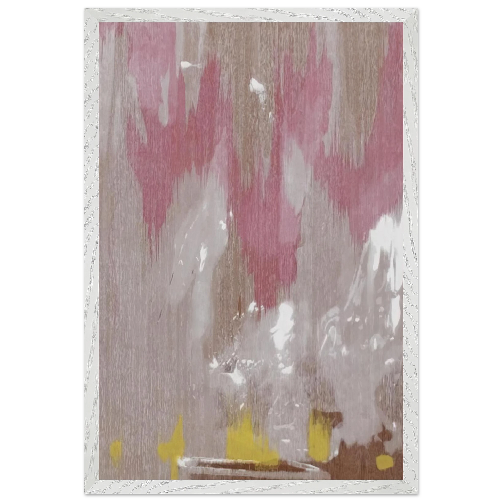 Helen Frankenthaler - Tales of Genji IV - 1998 Wall art - 30x40 cm / 12x16 inches - Premium Wooden Framed Poster With Fine Art Paper-canvas - Black frame