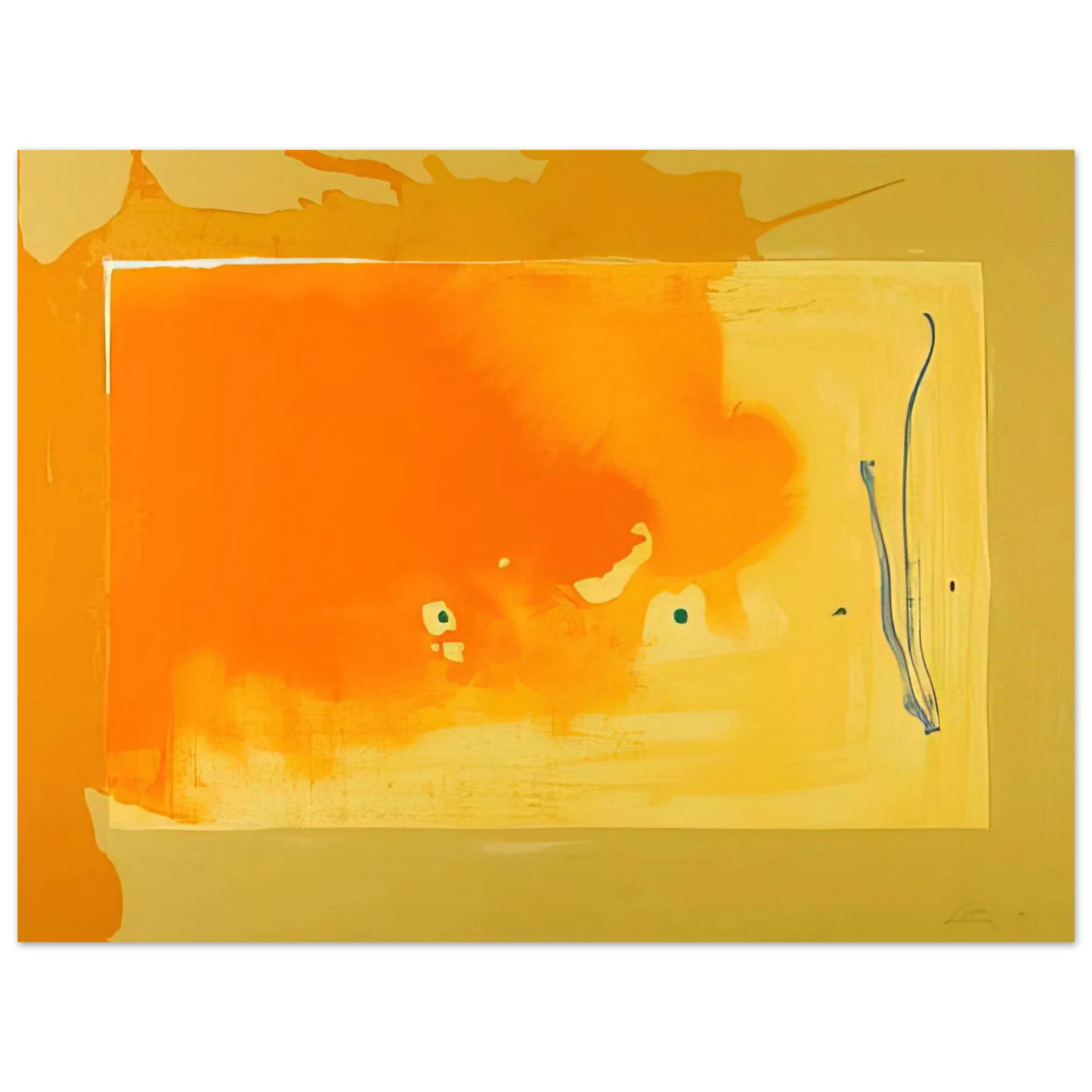 Helen Frankenthaler - Bilbao - 1998 Wall art - 45x60 cm / 18x24 inches - Fine Art Poster-canvas - -