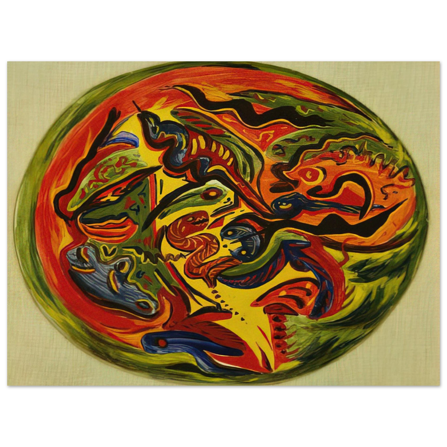 Jackson Pollock - CIRCLE 1941  75x100 cm / 30x40inches Fine Art Poster