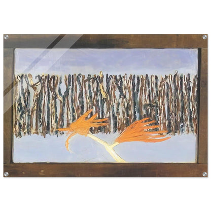 Burning Bush - 1953 - Forrest Bess Acrylic Print - 70x100 cm / 28x40″ inches