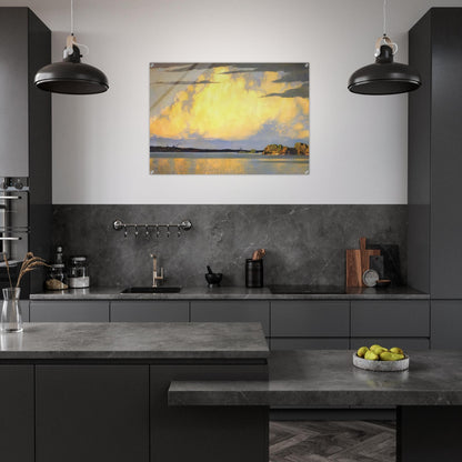 Serenity Lake of the Woods - 1922 - Frank Johnston Acrylic Print - 70x100 cm / 28x40″ inches
