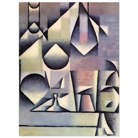 Juan Gris - BOTTLE AND PITCHER  75x100 cm / 30x40inches Fine Art Poster