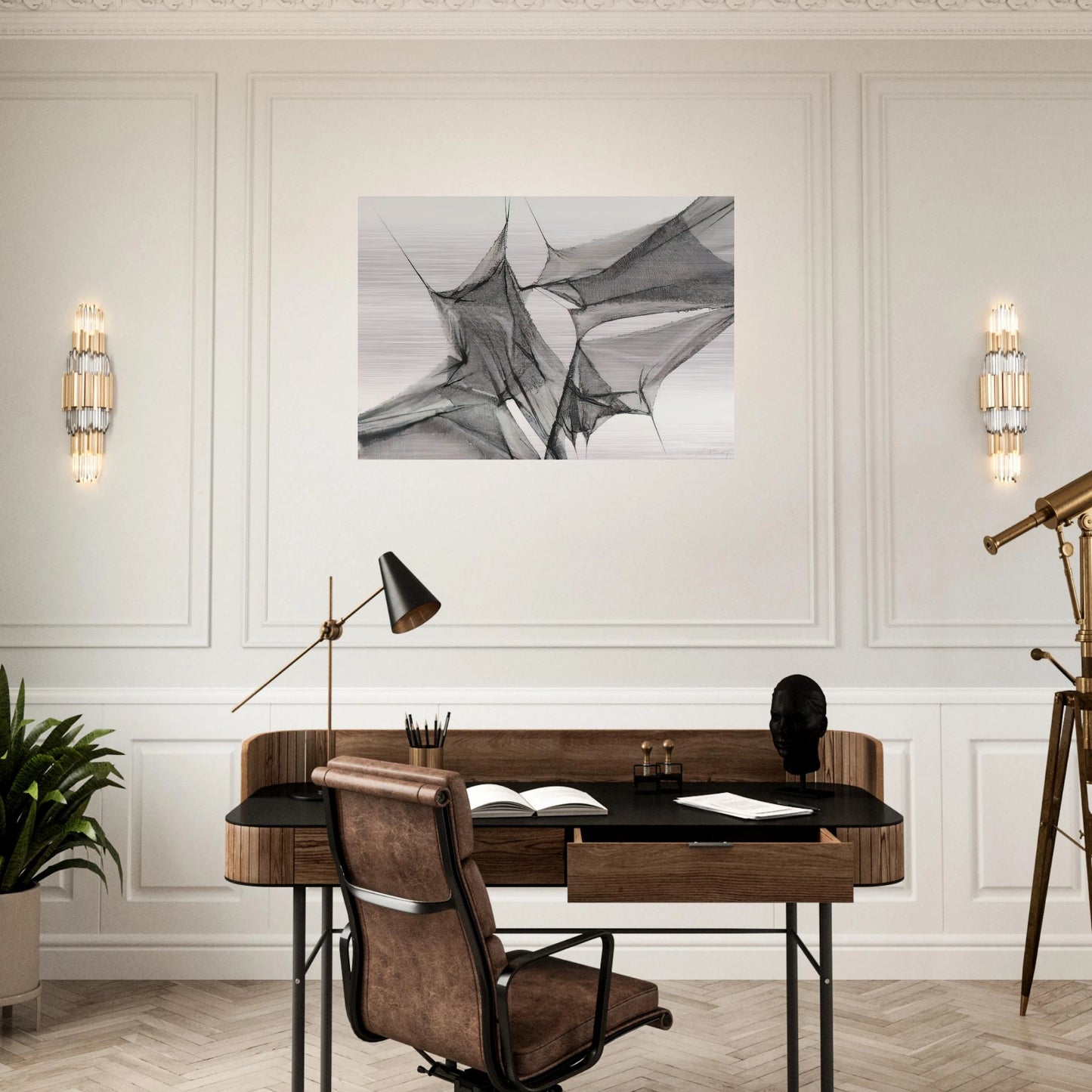 Untitled - 1975 - Manuel Rivera Brushed Aluminum Print - 70x100 cm / 28x40 inches | Manuel Rivera Aluminum Print | Manuel Rivera Prints
