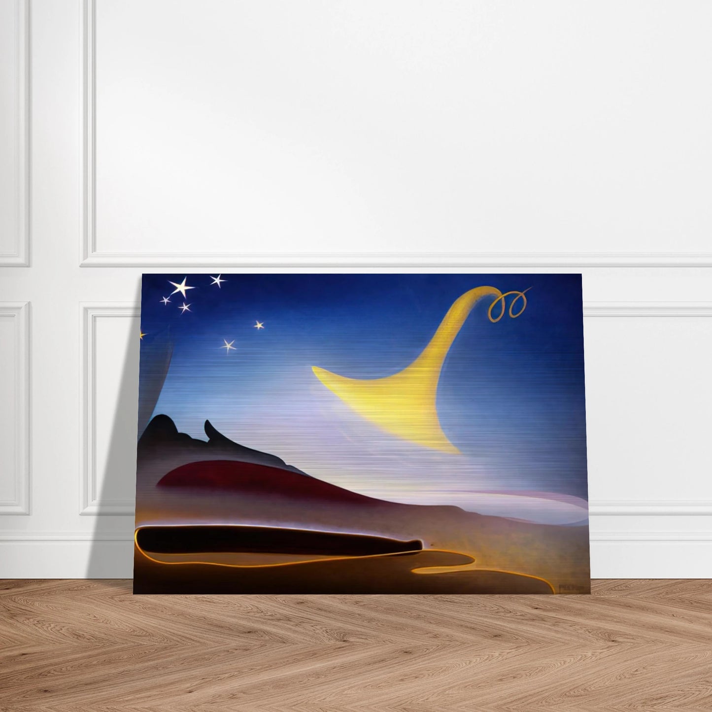 Awakening Memory of Father - 1943 - Agnes Lawrence Pelton Brushed Aluminum Print - 70x100 cm / 28x40 inches | Agnes Lawrence Pelton Aluminum Print | Agnes Lawrence Pelton Prints