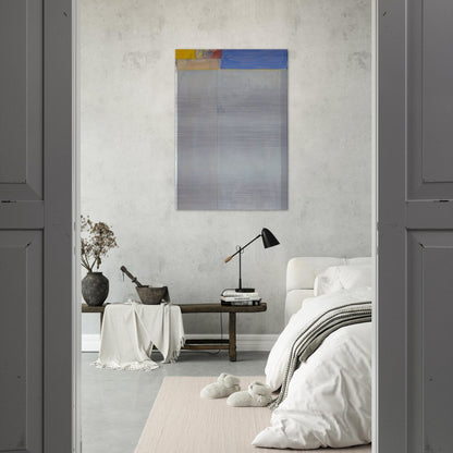 Ocean Park #49 - Richard Diebenkorn Brushed Aluminum Print - 70x100 cm / 28x40 inches | Richard Diebenkorn Aluminum Print | Richard Diebenkorn Prints