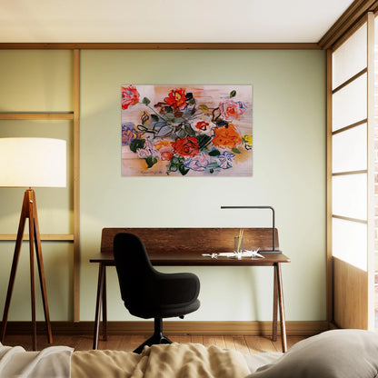 PINK BUNCH 1940 - Raoul Dufy Brushed Aluminum Print - 70x100 cm / 28x40 inches | Raoul Dufy Aluminum Print | Raoul Dufy Prints