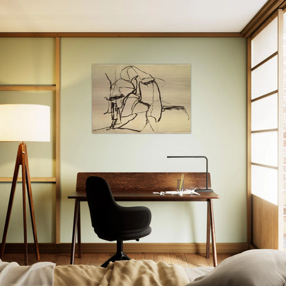 CELEBRATION - Philip Guston Brushed Aluminum Print - 70x100 cm / 28x40 inches | Philip Guston Aluminum Print | Philip Guston Prints