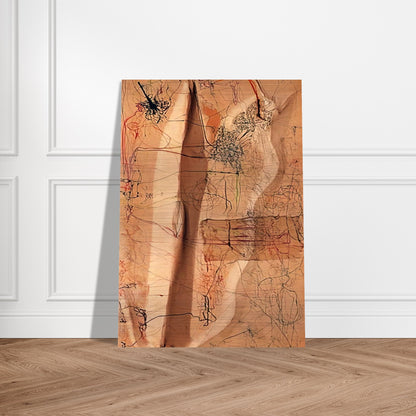 Untitled - 1964 - Mira Schendel Brushed Aluminum Print - 70x100 cm / 28x40 inches | Mira Schendel Aluminum Print | Mira Schendel Prints