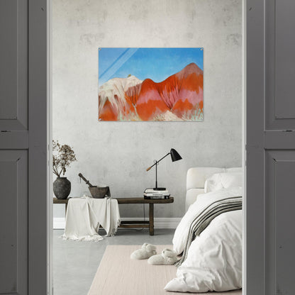 Series near abiquiu, New Mexico - Hills to the left - Georgia O'Keeffe Acrylic Print - 70x100 cm / 28x40″ inches
