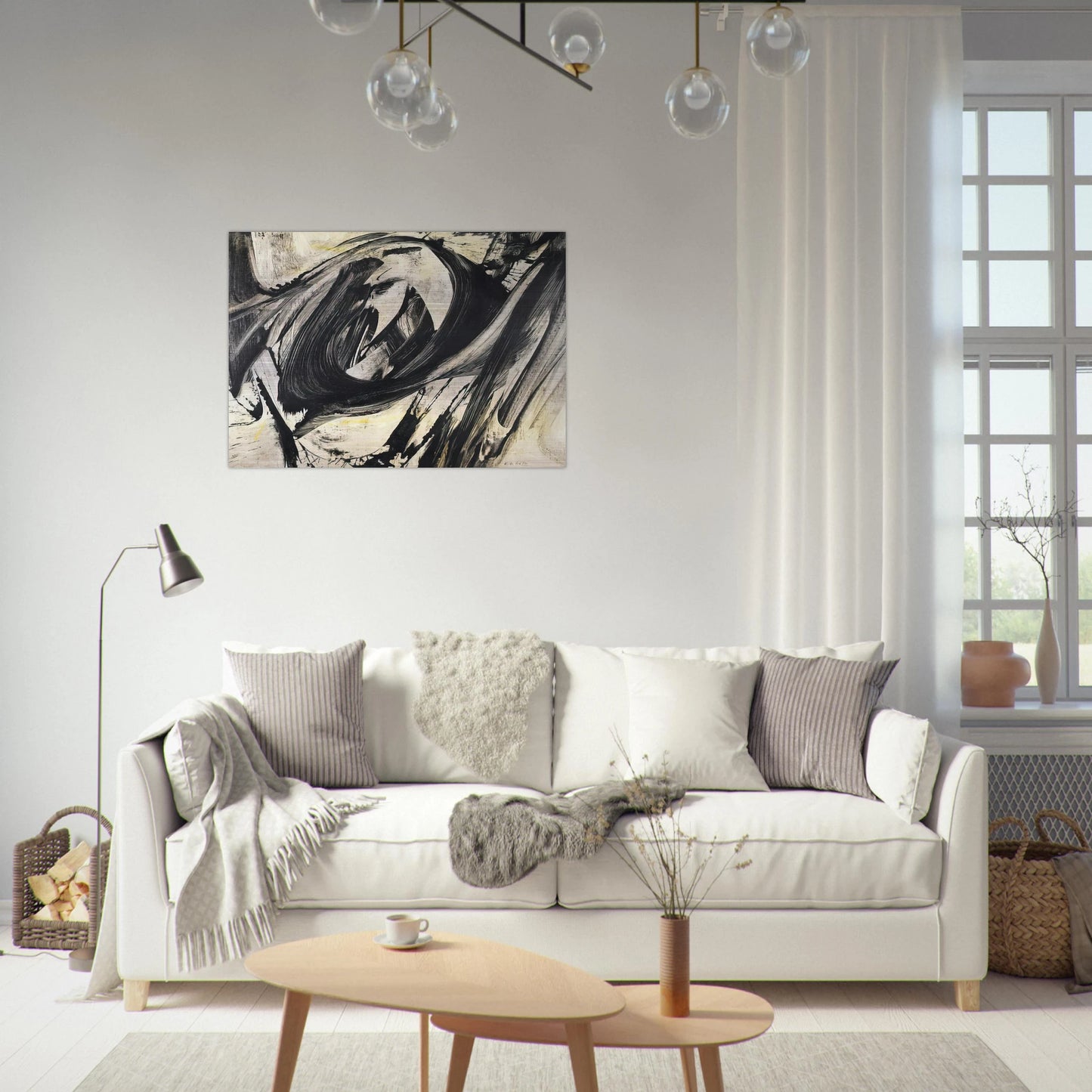 Karant 5.7.1957 - Karl Otto Gotz Brushed Aluminum Print - 70x100 cm / 28x40 inches | Karl Otto Gotz Aluminum Print | Karl Otto Gotz Prints